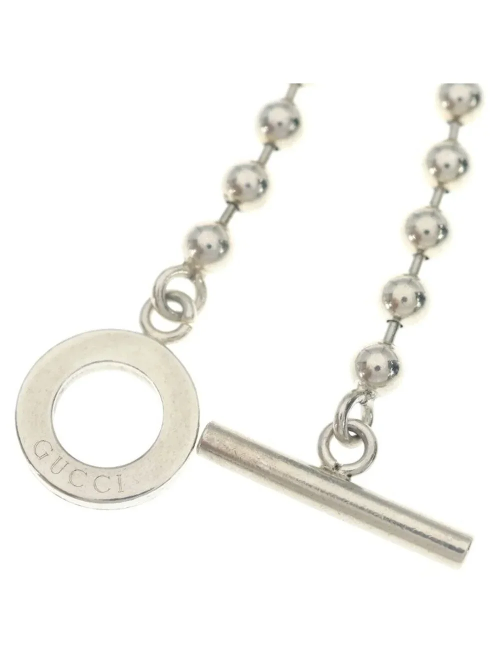 Gucci Circle Ballbracelet Silver Chain Bracelet